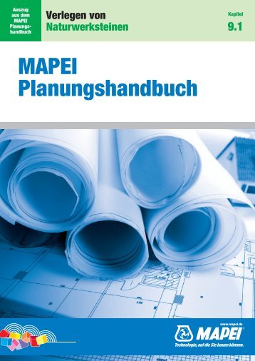 Kapitel 9.1 Verlegen von Naturwerksteinen - Mapei