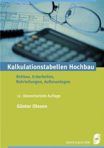 Kalkulationstabellen Hochbau (12. Aufl.) - DIB