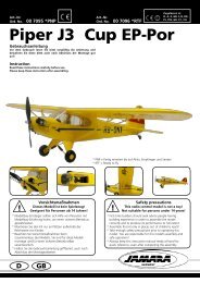 Piper J3 Cup EP-Por - miniship Modellbau