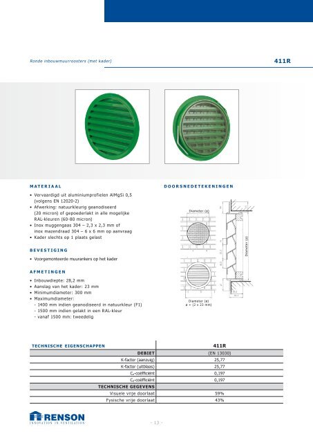 RENSON - Ventilatieroosters - NBD-online