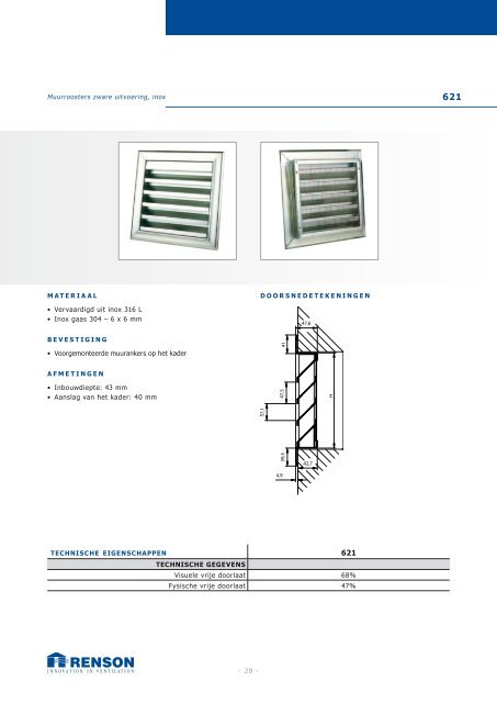 RENSON - Ventilatieroosters - NBD-online