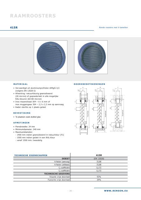 RENSON - Ventilatieroosters - NBD-online