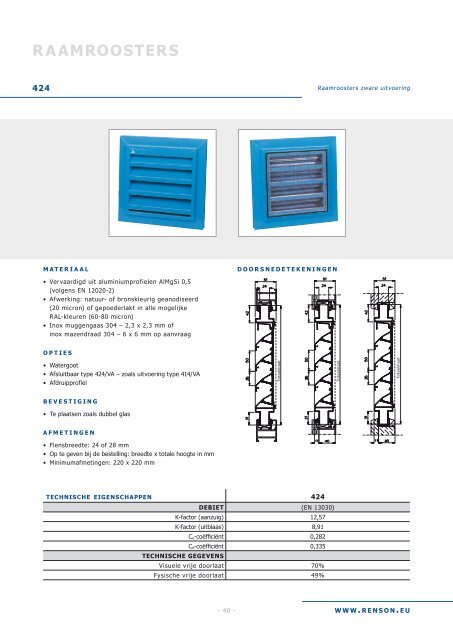 RENSON - Ventilatieroosters - NBD-online