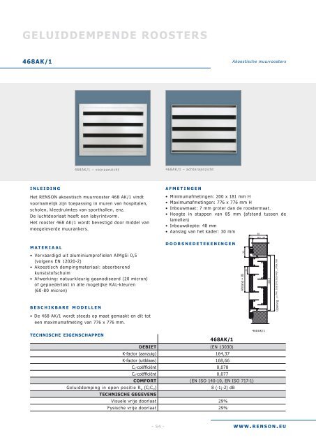 RENSON - Ventilatieroosters - NBD-online