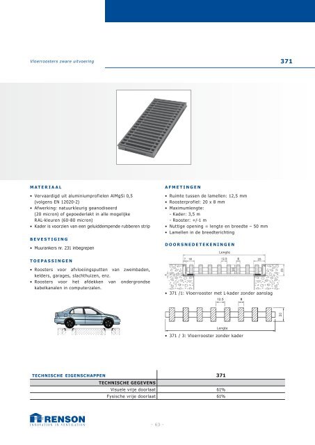 RENSON - Ventilatieroosters - NBD-online