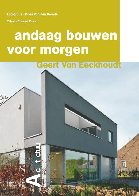 Architectuur Constructie Actua