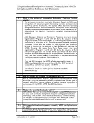 Using the enhanced Immigration Automated Clearance System ...