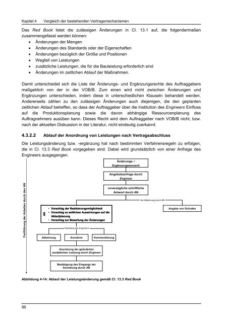 Vergleich bauvertraglicher Regelungsmechanismen - Lehrstuhl für ...