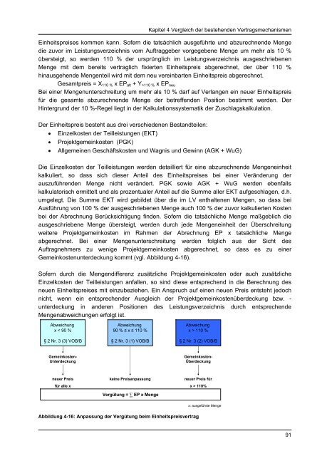 Vergleich bauvertraglicher Regelungsmechanismen - Lehrstuhl für ...