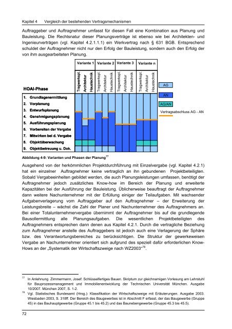 Vergleich bauvertraglicher Regelungsmechanismen - Lehrstuhl für ...