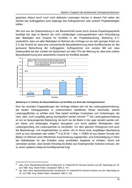 Vergleich bauvertraglicher Regelungsmechanismen - Lehrstuhl für ...