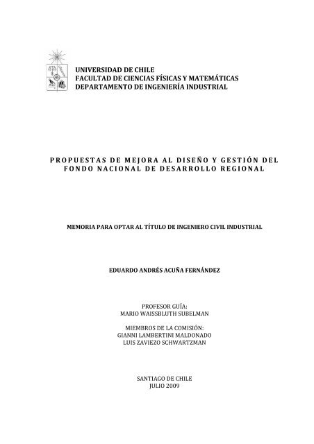 Memoria Fndr 20090706 X Tesis Electronicas Universidad De Chile