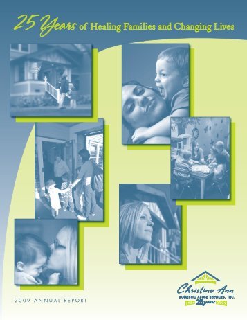 2009 Annual Report (PDF) - Christine Ann Domestic Abuse Services
