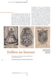 Exlibris im Internet - Bibliotheksforum Bayern