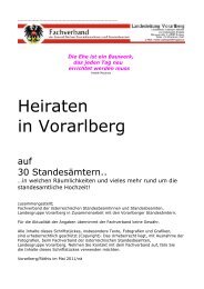 Heiraten in Vorarlberg. Stand 01.02.2012 (6,91 - Standesbeamte