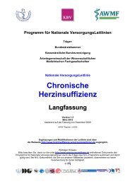 NVL Herzinsuffizienz - Nationale VersorgungsLeitlinien