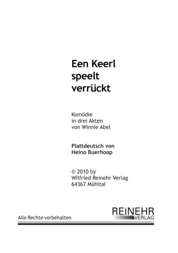 Een Keerl speelt verrückt REINEHR - Reinehr-Verlag