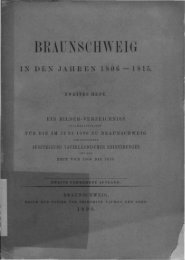 Braunschweig in den Jahren 1806 bis 1815. 2. Heft. Ein Bilder ...