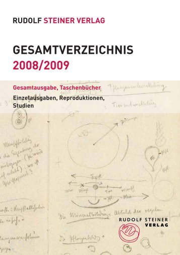 GESAMTVERZEICHNIS 2008/2009 - Rudolf Steiner Online Archiv