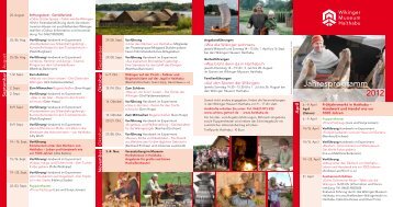 Jahresprogramm Haithabu 2012 - Schloss Gottorf