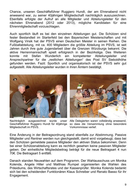 II. / September 2011 - Post SV Sieboldshöhe Würzburg