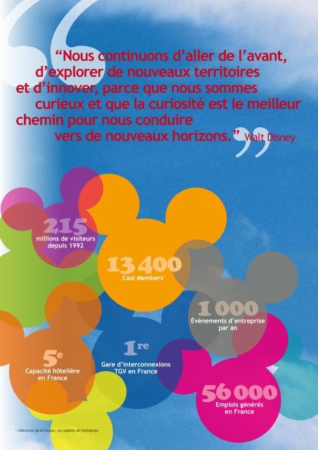 Rapport d'activité - Disneyland® Paris