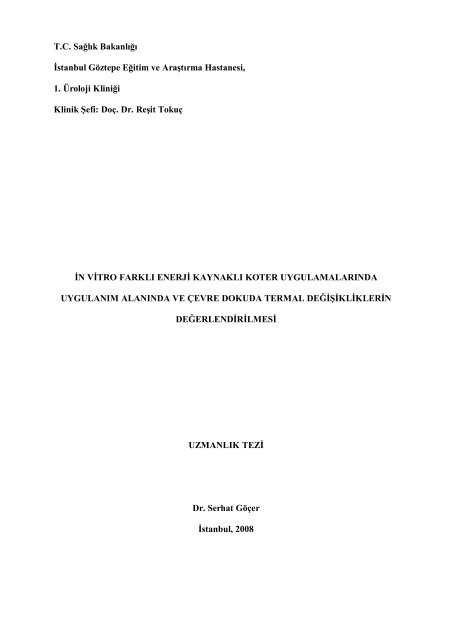 TC Sağlık Bakanlığı İstanbul Göztepe Eğitim ve Araştırma Hastanesi ...