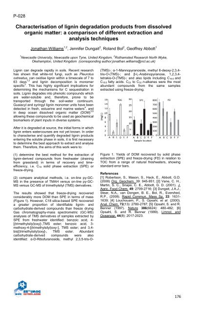 25th International Meeting on Organic Geochemistry IMOG 2011