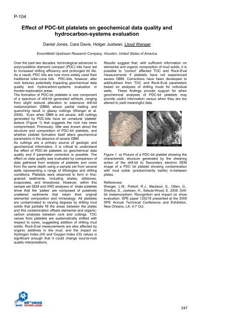 25th International Meeting on Organic Geochemistry IMOG 2011