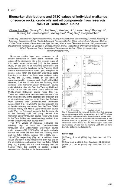 25th International Meeting on Organic Geochemistry IMOG 2011