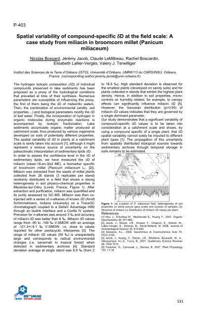 25th International Meeting on Organic Geochemistry IMOG 2011