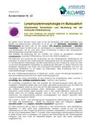 Lymphozytenmorphologie im Blutausstrich