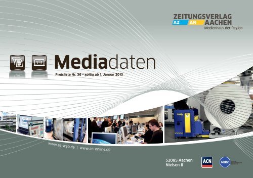 Mediadaten 2013 - Aachener Zeitung