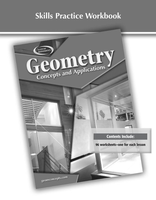 glencoe geometry homework practice workbook pdf