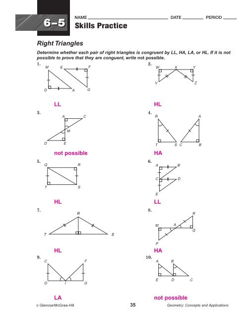 65 Right Triangles