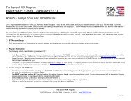 EFT Form - FSAFeds