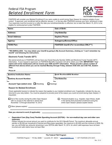 fsafeds com magazines fsa feds form