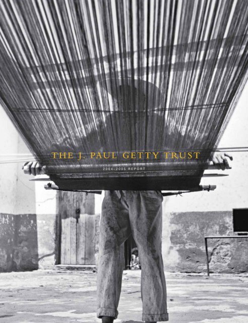 THE J. PAUL GETTY TRUST