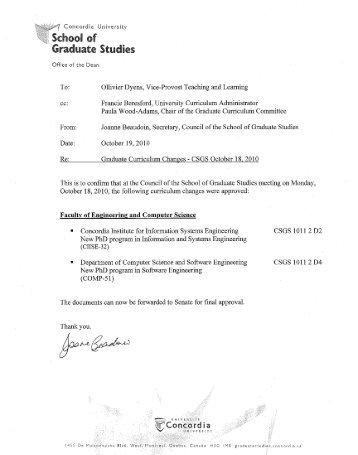 Curriculum Vitae - Multiple Choices - Concordia University