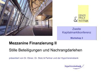 Mezzanine Finanzierung II - Deutsche Börse AG