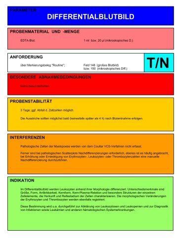 DIFFERENTIALBLUTBILD