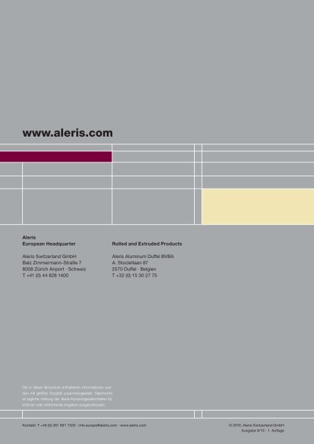 Automotive Aluminium Superlite® undEcolite - Aleris