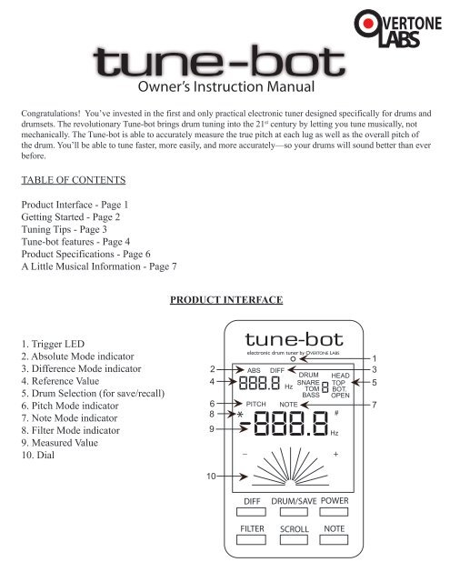 Tunebot инструкция на русском