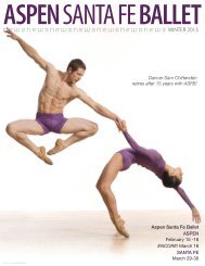 WINTER 2013 - Aspen Santa Fe Ballet