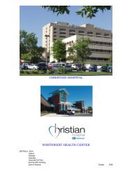 CHRISTIAN HOSPITAL - BJC HealthCare