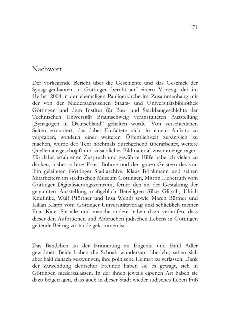 Synagogen in Göttingen : Aufbrüche und Abbrüche jüdischen Lebens