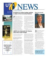 UT News TEMPLATE - The University of Toledo