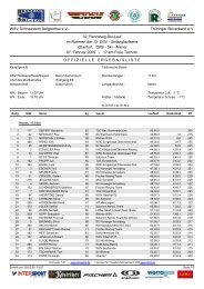 WSV Schneestern Seligenthal e.V. Thüringer ... - Rennsteig-Skilauf