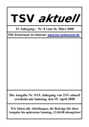 Seite 1 - TSV Scherneck