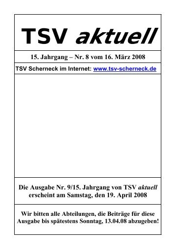Seite 1 - TSV Scherneck